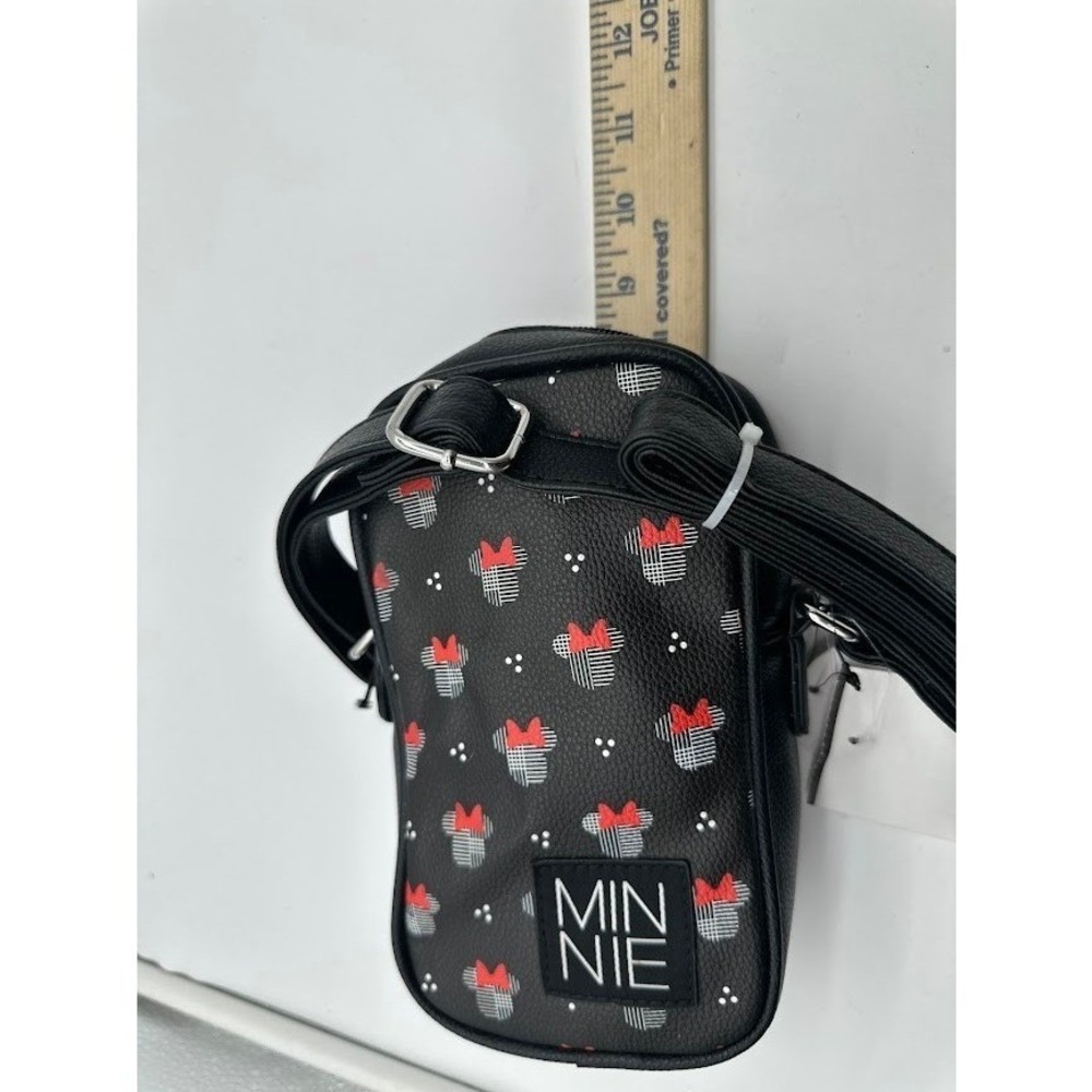 Disney Dani by Danielle Nicole Minnie Mouse Crossbody Bag Black DMDB0192 NEW